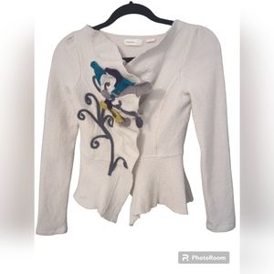 Sleeping on Snow (Anthropology) Cream Wool Cardigan (SP)